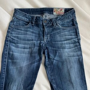 SIWY skinny jeans with embroidered pockets